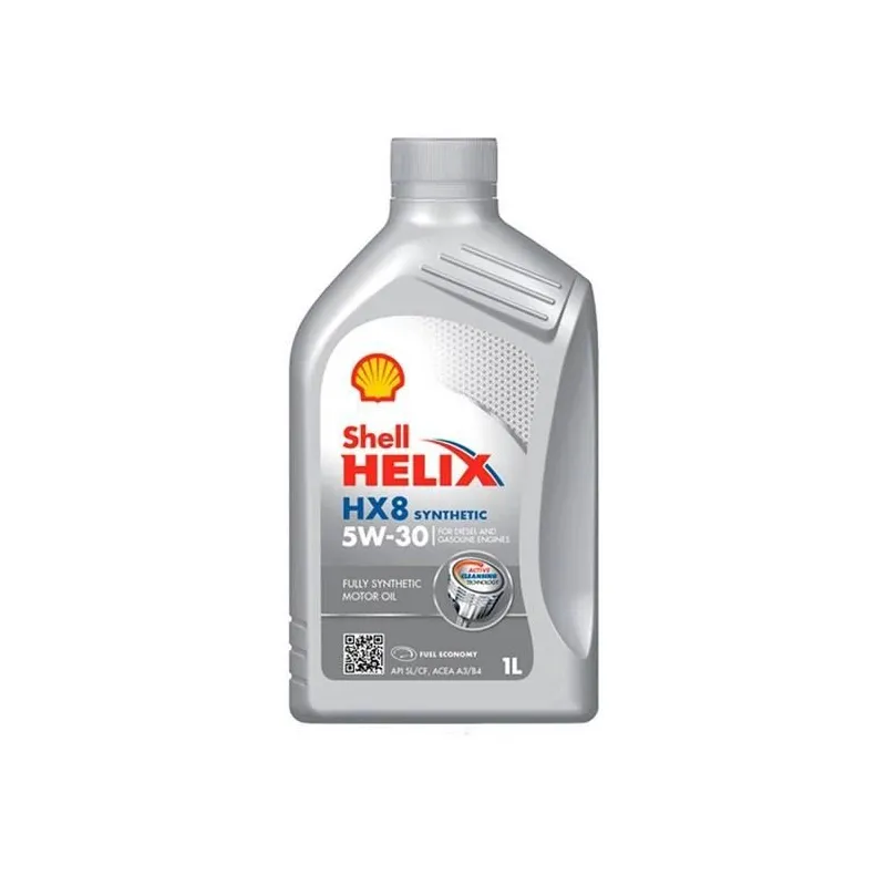 Auto dzinēja eļļa Shell Helix HX8 5W - 30, sintētiskais, 1 l