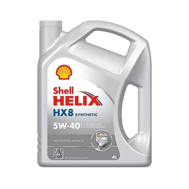 Eļļa Shell Helix HX8 5W - 40, sintētiskais, 4 l