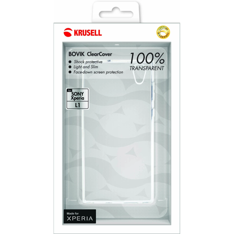 Krusell Bovik Cover Sony Xperia L1 transparent