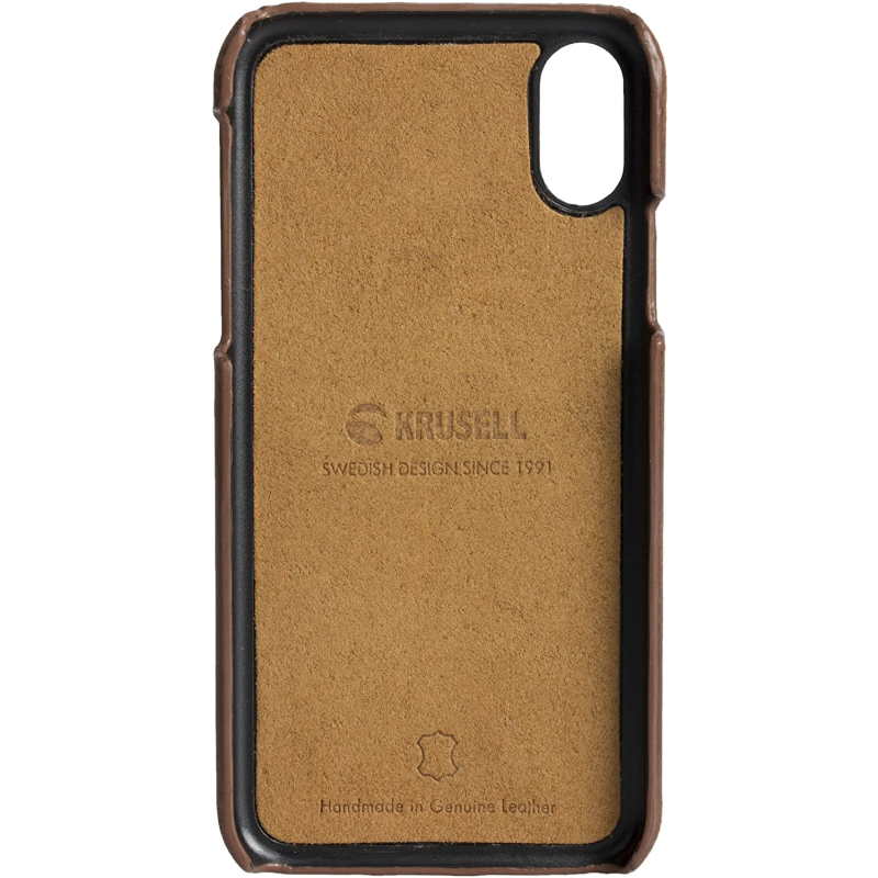 Krusell Sunne 2 Card Cover Apple iPhone X vintage cognac ,61104,
