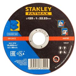 Griešanas disks Stanley STA32637. 125 mm x 1 mm x 22.23 mm