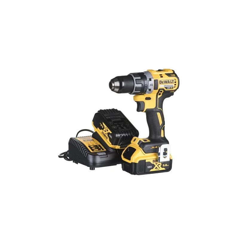 Akumulatora urbis ar bateriju Dewalt DCD791P2-QW, 18 V, 5 Ah