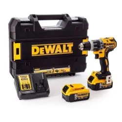 Smūginis gręžtuvas su akumuliatoriumi Dewalt DCD796P2, 18 V, 5 Ah