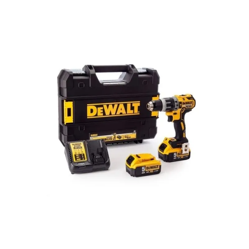 Triecienurbjmašīnas ar bateriju Dewalt DCD796P2, 18 V, 5 Ah