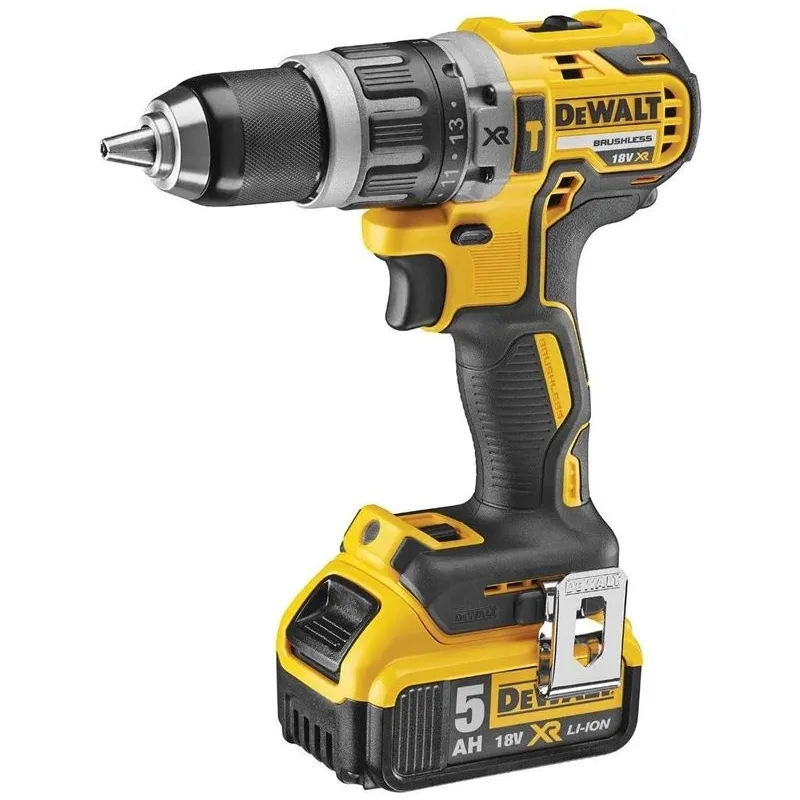 Smūginis gręžtuvas su akumuliatoriumi Dewalt DCD796P2, 18 V, 5 Ah