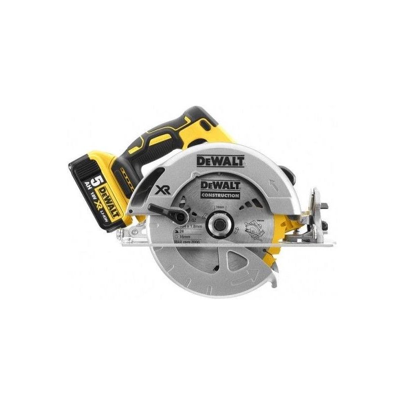 Akum. disku zāģis Dewalt DCS570P2-QW 18V 2x5Ah