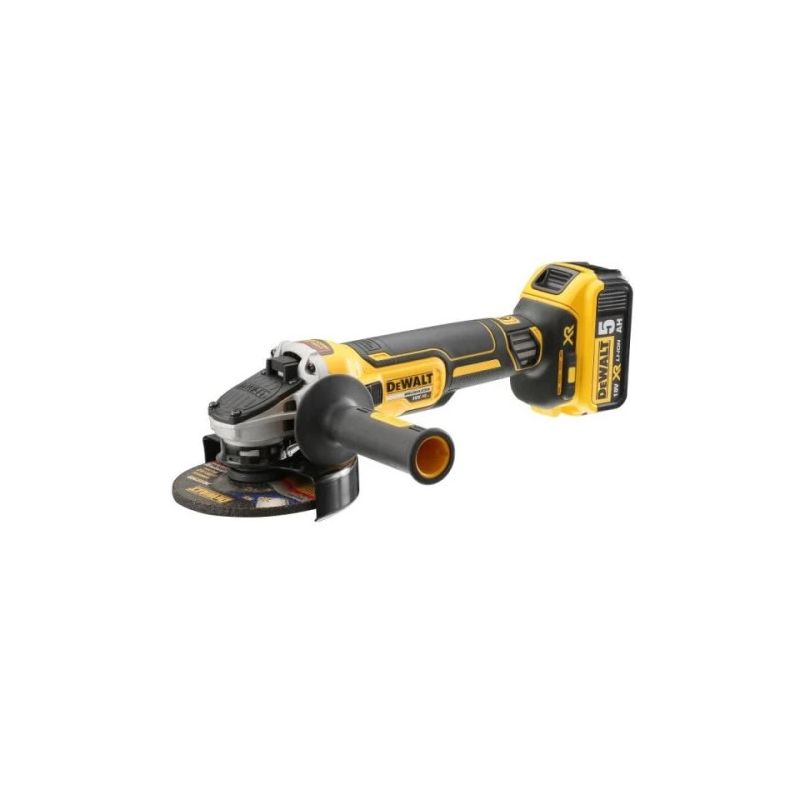 Akumulatora leņķa slīpmašīna Dewalt DCG405P2-QW. 18 V