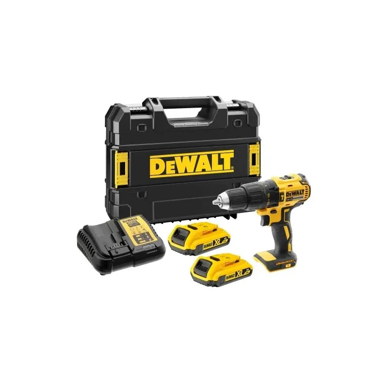 Triecienurbjmašīnas ar bateriju Dewalt DCD778D2T-QW, 18 V, 2 Ah