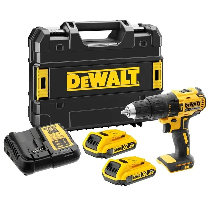 Ударная дрель с батареей Dewalt DCD778D2T-QW, 18 В, 2 Ah
