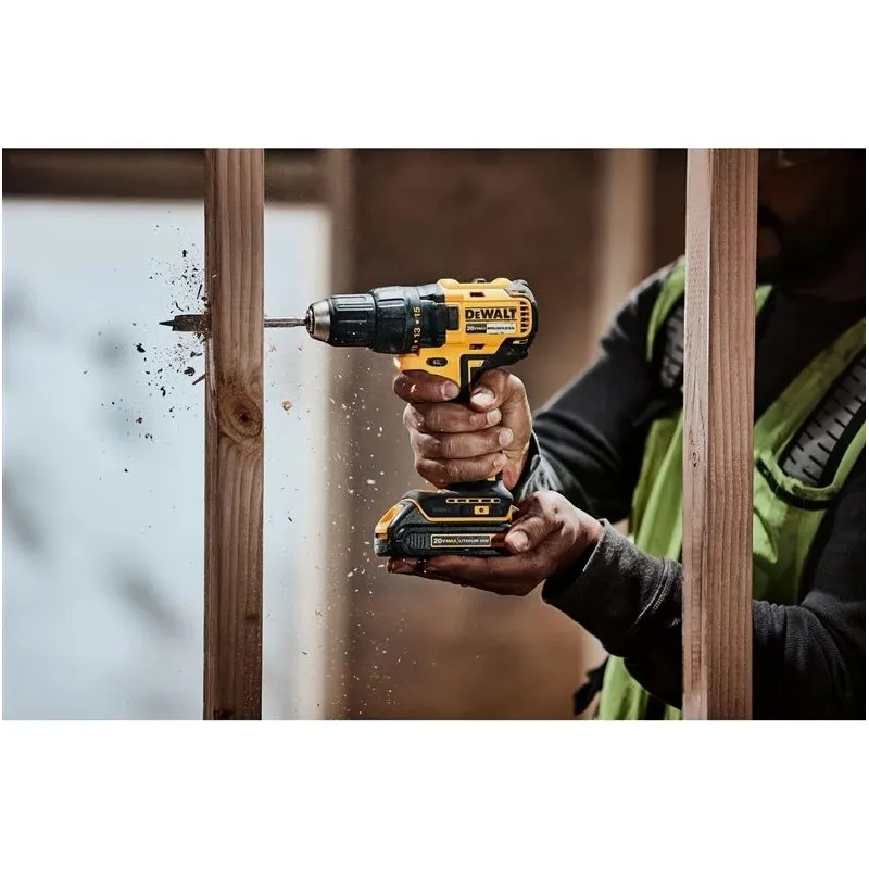 Akumuliatorinis suktuvas-gręžtuvas su akumuliatoriumi Dewalt DCD777M2T-QW, 18 V, 4 Ah