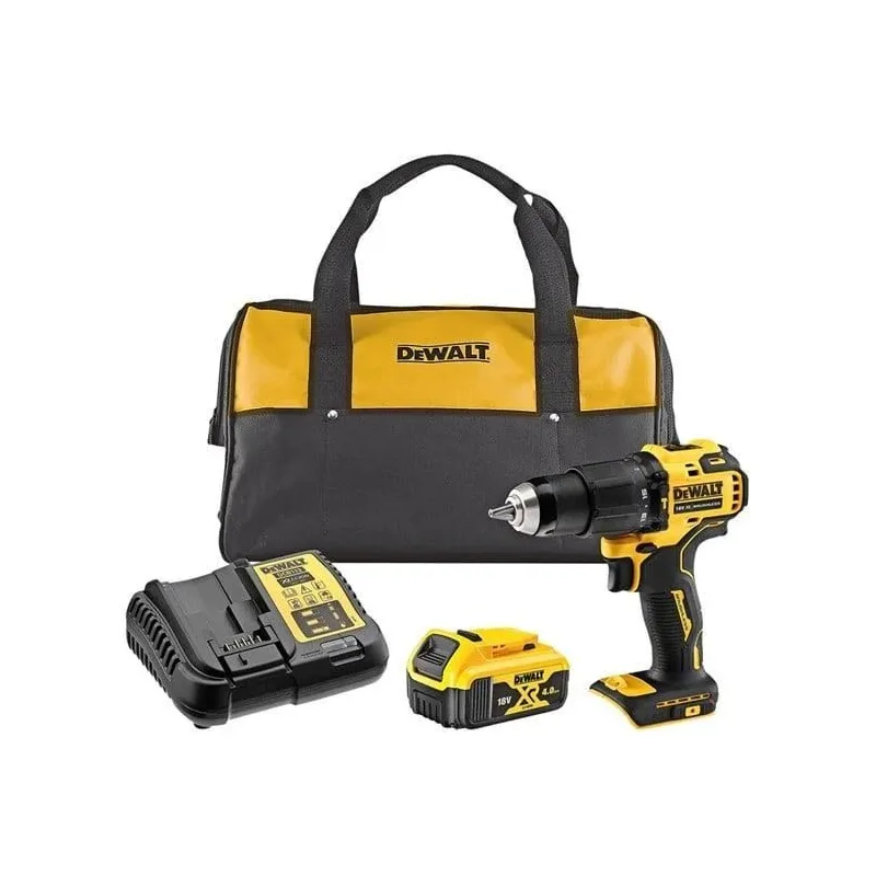 Akumuliatorinis smūginis gręžtuvas su akumuliatoriumi Dewalt DCD709M1-QW, 18 V, 4 Ah