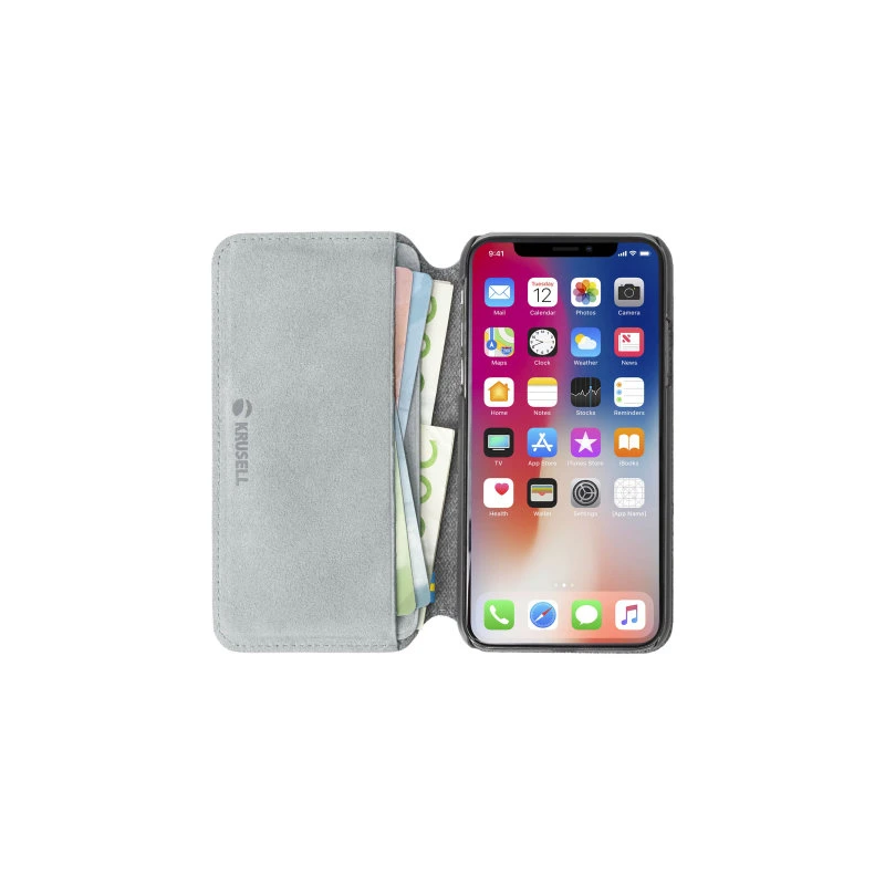 Krusell Broby 4 Card SlimWallet Apple iPhone XS light grey