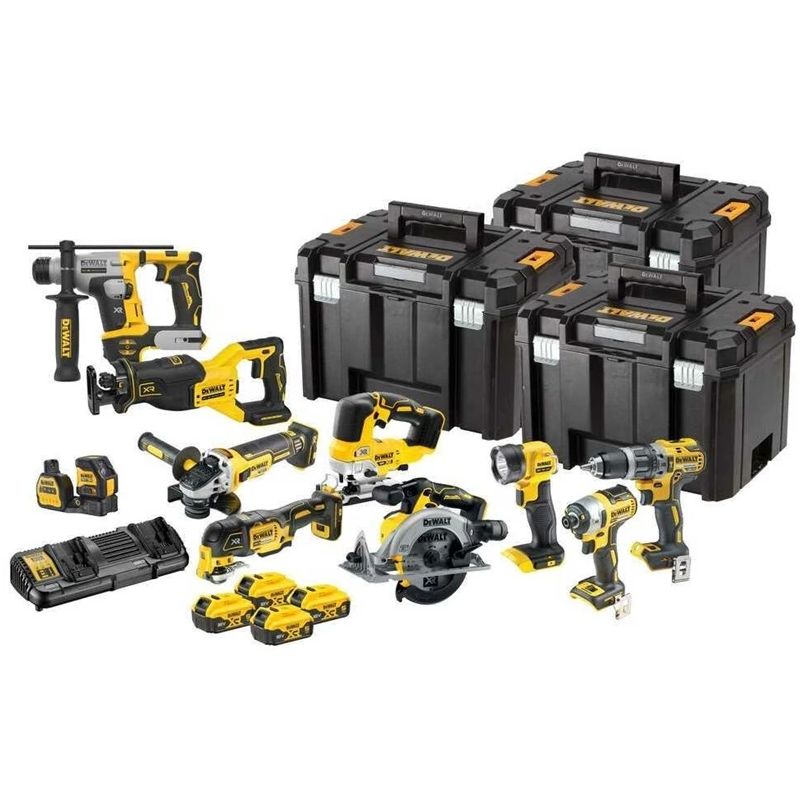 Komplekts akumulatora instrumenti dewalt dck1012p4t-qw 4x5ah