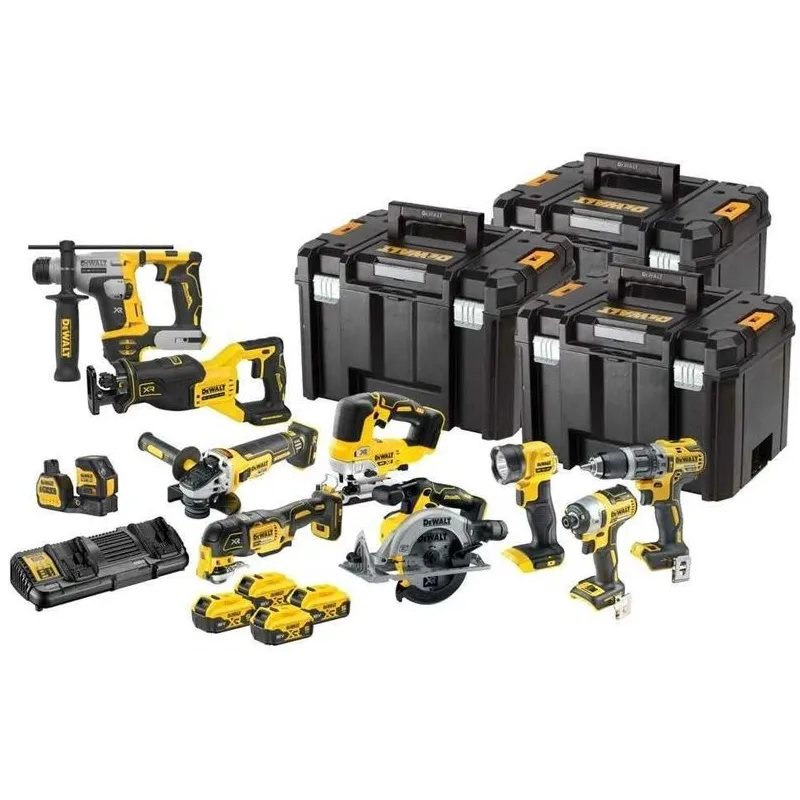 Tools combo set dck1012p4t-qw 4x5ah