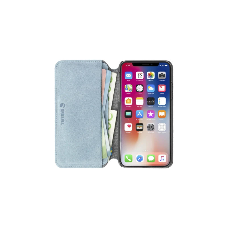 Krusell Broby 4 Card SlimWallet Apple iPhone XS blue