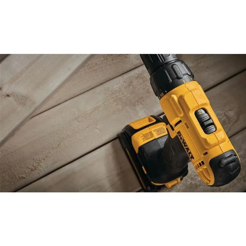 Akumuliatorinis gręžtuvas su akumuliatoriumi Dewalt DCD771D2-QW, 18 V, 2x2Ah