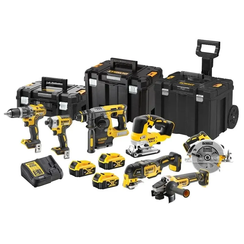 Juhtmevaba tööriistakomplekt koos akuga Dewalt DCK755P3T-QW, 18 V, 5 Ah