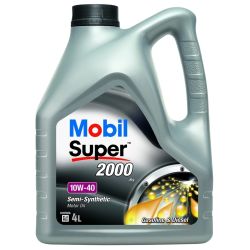 Mootoriõli Mobil Super2000 10W - 40, poolsünteetiline, 4 l
