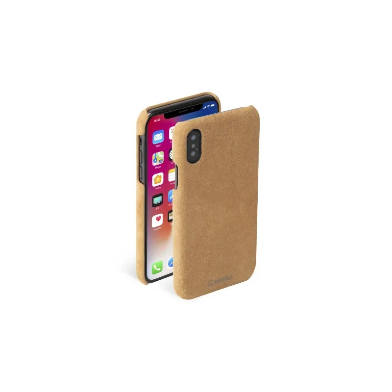 Krusell Broby Cover Apple iPhone XS cognac