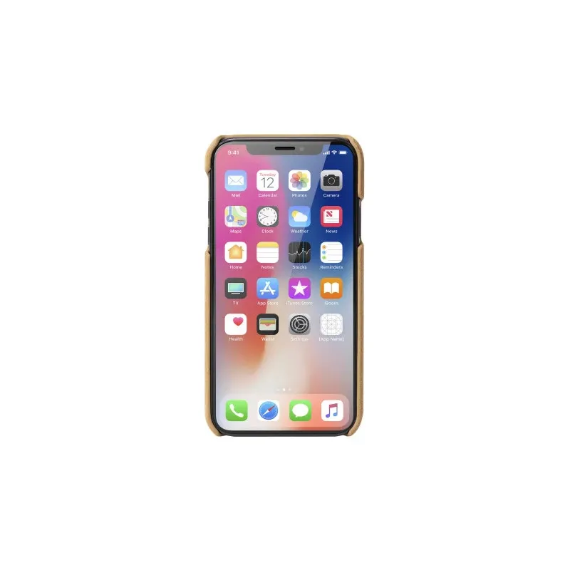 Krusell Broby Cover Apple iPhone XS cognac