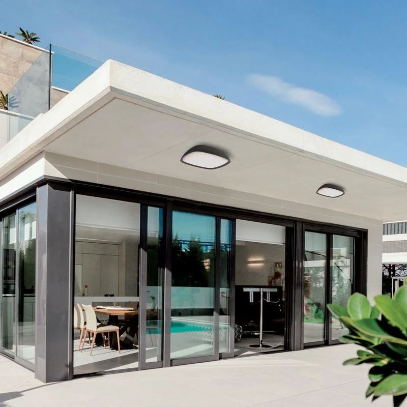 Lampa Viokef Cosmo. 20W. LED. IP65. tumši pelēka