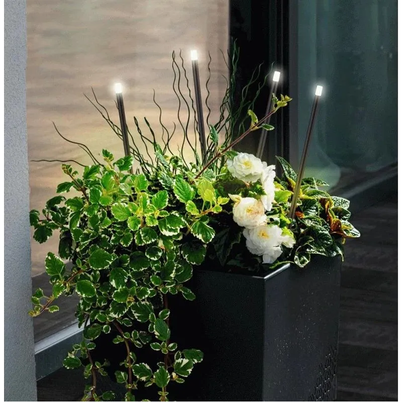 Savienojams āra apgaismojums Viokef Bar, 1W, LED, IP65, melna, 1 cm x 50 cm