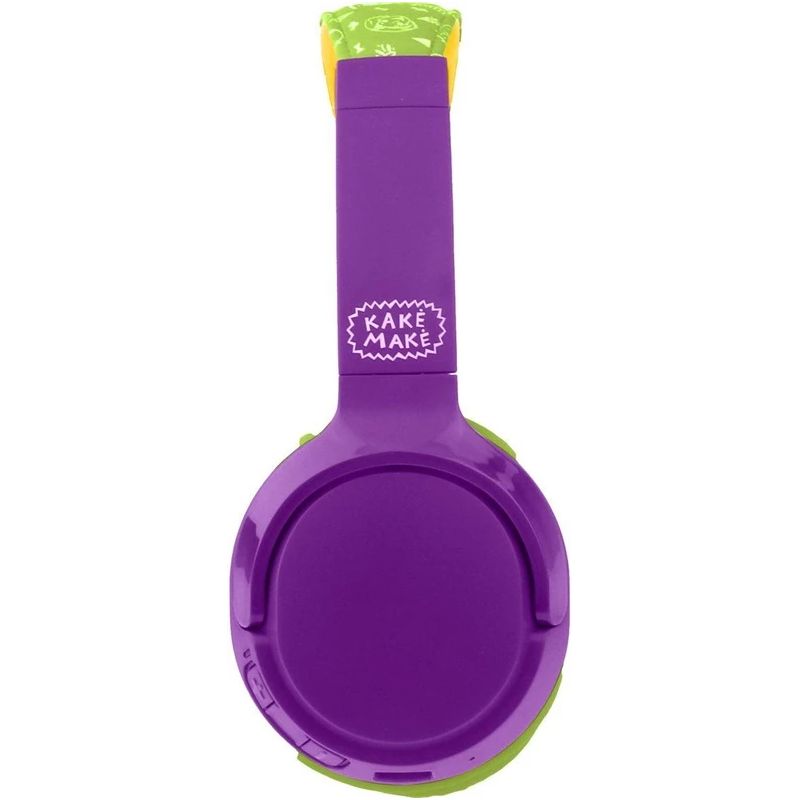 Bezvadu austiņas bērniem Kakė Makė. zaļa-violeta
