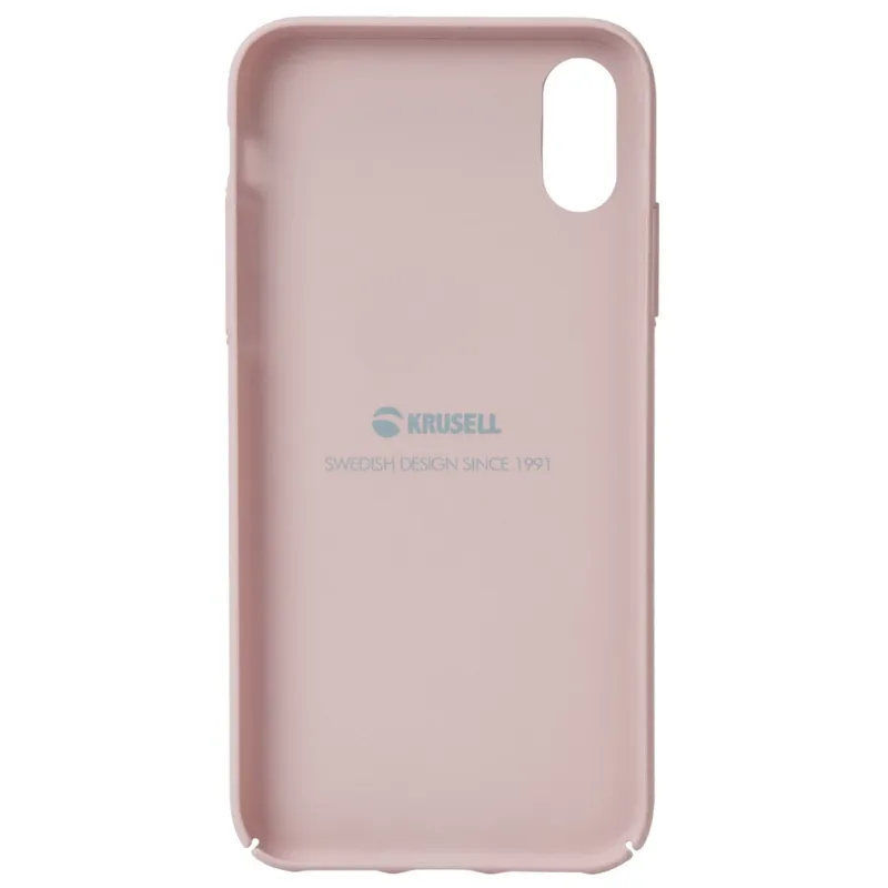 Krusell Sandby Cover Apple iPhone XS dusty pink
