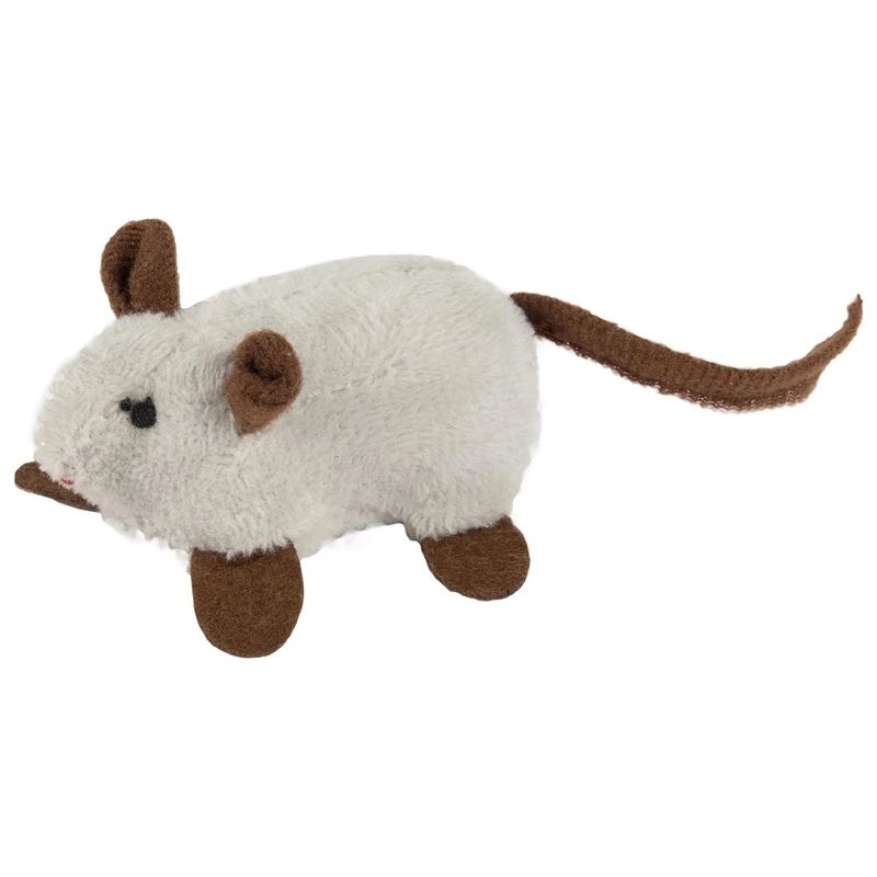 Rotaļlieta kaķim Flamingo MOUSE CRAWLING. daudzkrāsains