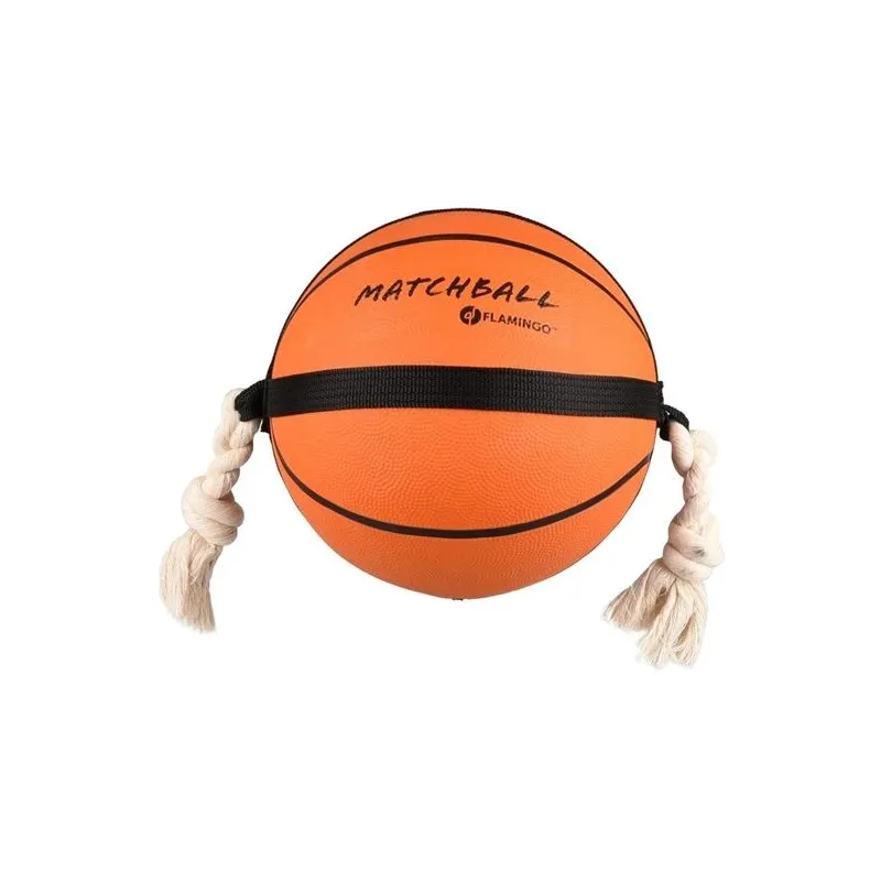 Žaislas šuniui, kamuoliukas Flamingo 5345417, DIA 24 cm, oranžinė sp.