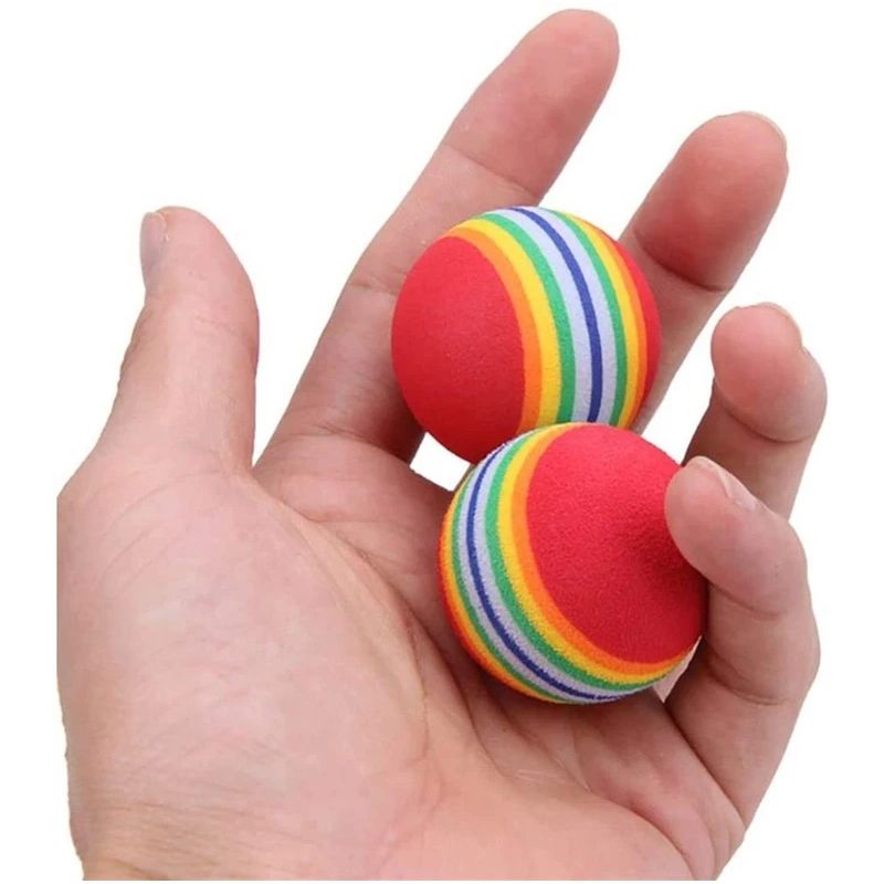 Bumbiņas Flamingo Rainbow. daudzkrāsains