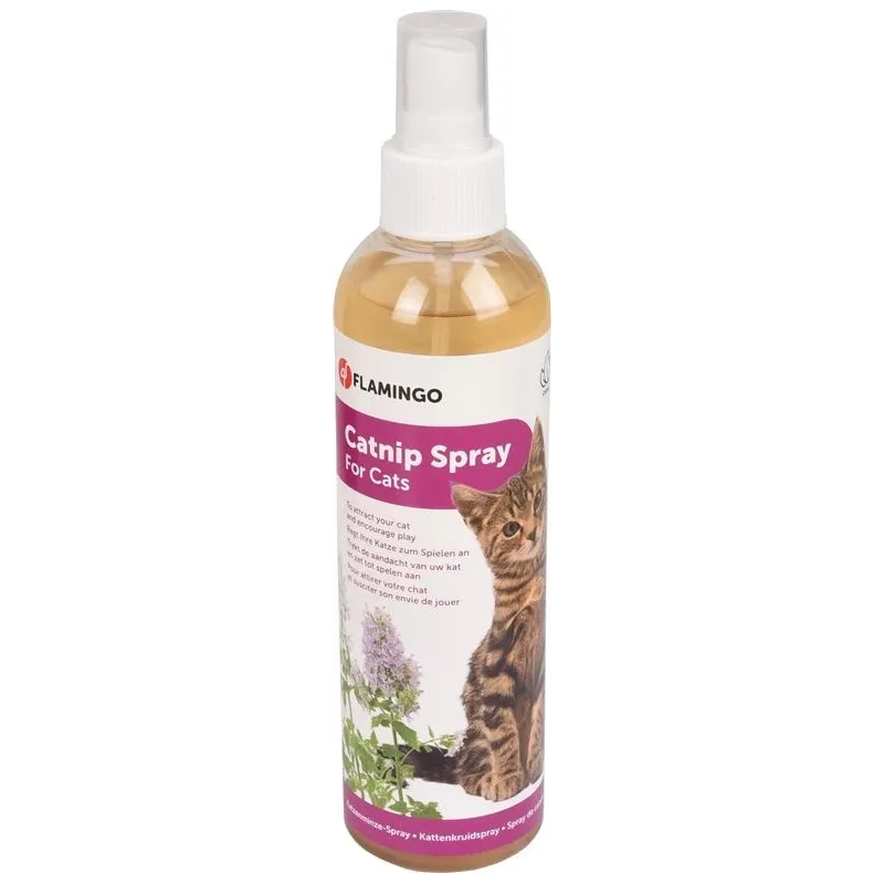 Kaķumētras aerosols Flamingo CATNIP SPRAY, 0.25 l