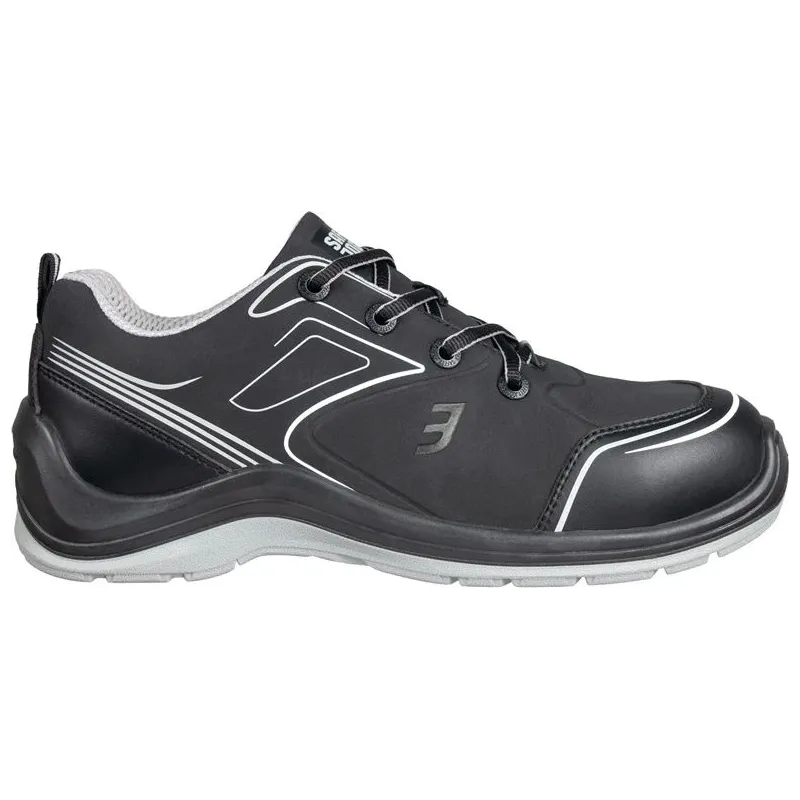 Aizsargapavi vīriešu Safety Jogger Flow low, bez stulma, bez siltinājuma, melna krās., 45 izmērs