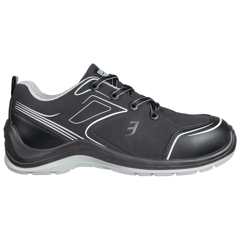 Aizsargapavi vīriešu Safety Jogger Flow low, bez stulma, bez siltinājuma, melna krās., 46 izmērs