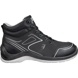 Apsauginiai batai vyrams Safety Jogger Flow mid, su aulu, be pašiltinimo, juoda sp., 44 dydis