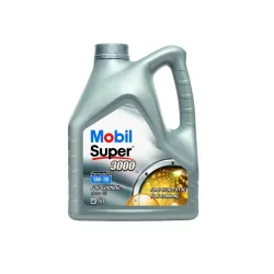 Машинное масло Mobil Super 3000 X1 F-FE 5W - 30, синтетический, 4 л