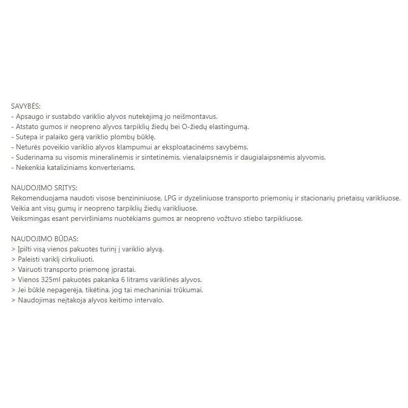 Eļļa Wynn'S, speciāliem mērķiem, 0.325 l