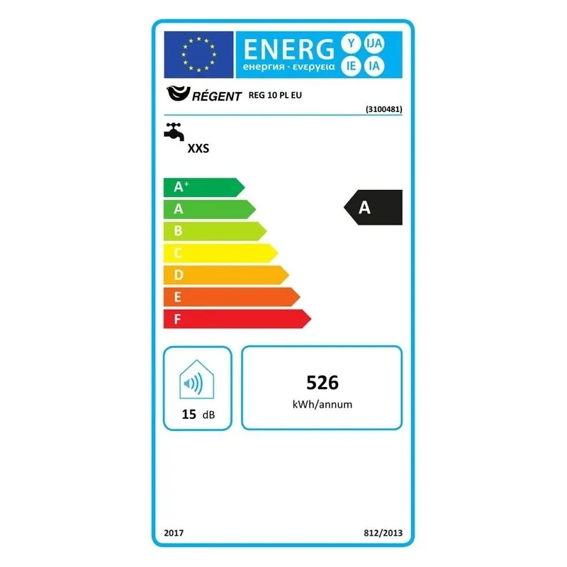 Ūdens sildītājs Regent 10, 10 l