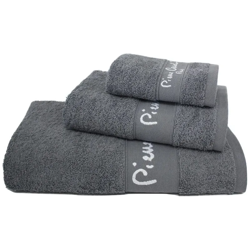 Vannas dvieļu komplekts Pierre Cardin 1117 MORNING GREY, pelēka krās., 140 cm x 70 cm, 3 gab.