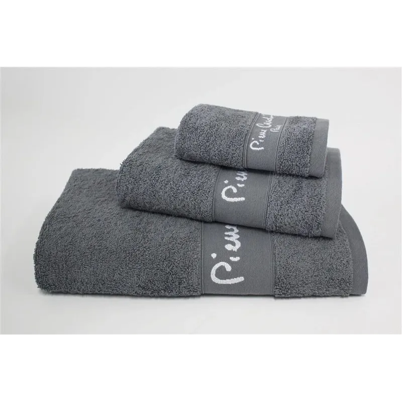 Vannas dvieļu komplekts Pierre Cardin 1117 MORNING GREY, pelēka krās., 140 cm x 70 cm, 3 gab.