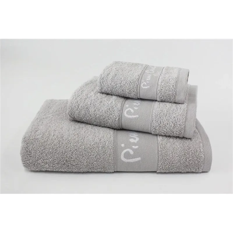 Vonios rankšluosčių rinkinys Pierre Cardin 2224 SILVER, pilka sp., 140 cm x 70 cm, 3 vnt.