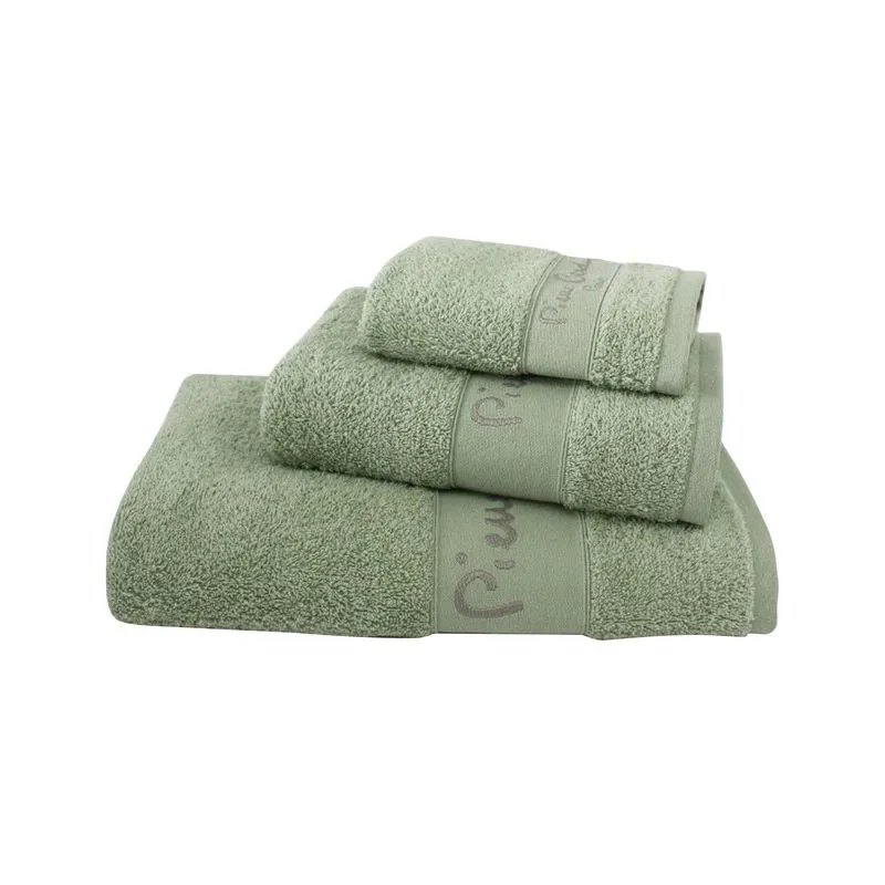 Vannas dvieļu komplekts Pierre Cardin 4015 MINT, zaļgana, 140 cm x 70 cm, 3 gab.