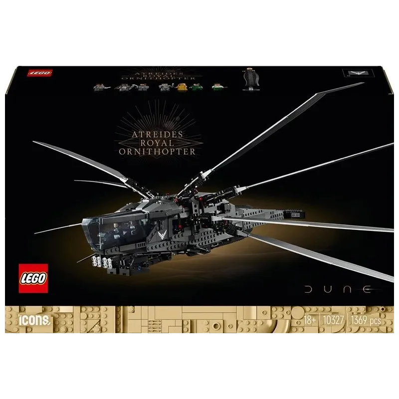Konstruktors LEGO Icons Kāpa: Atreides Royal Ornithopter