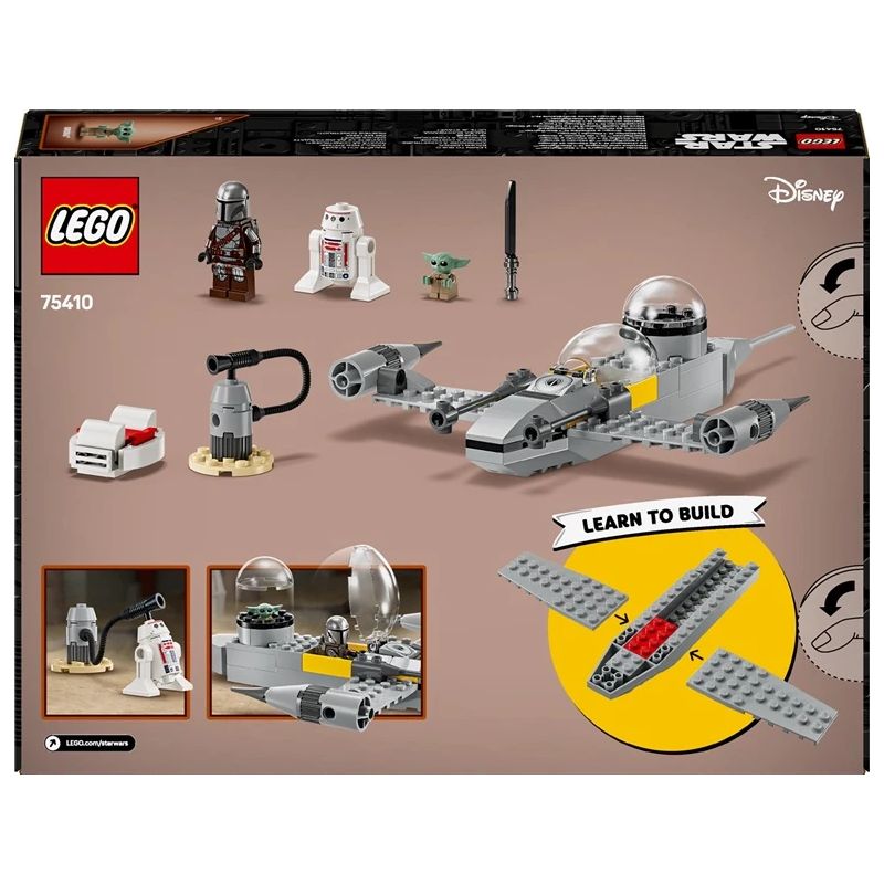 LEGO Star Wars Mando and Grogu's N-1 Starfighter. 92 gab.