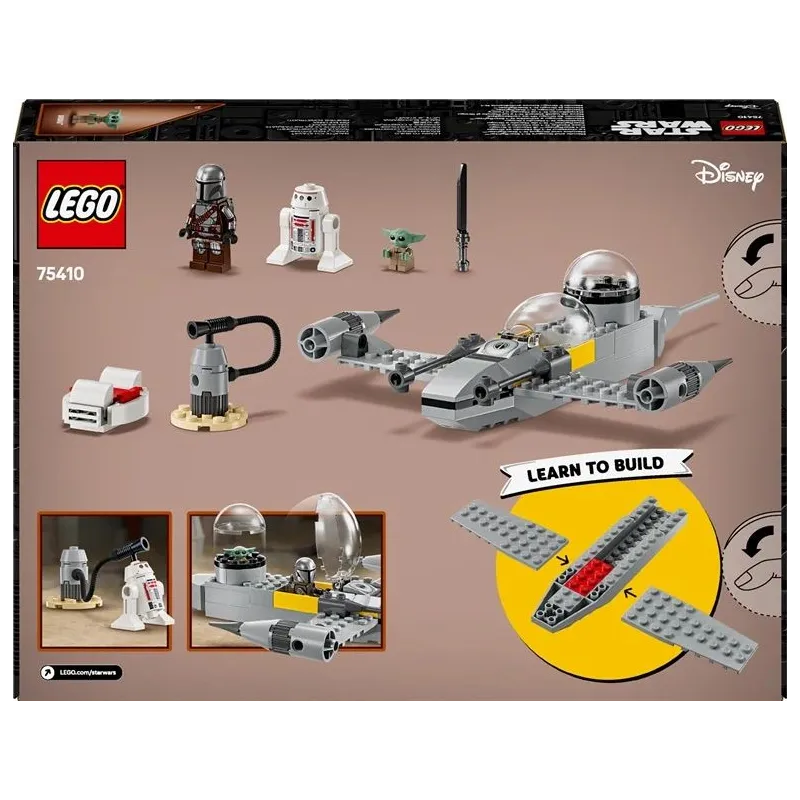 LEGO Star Wars Mando and Grogu's N-1 Starfighter. 92 gab.