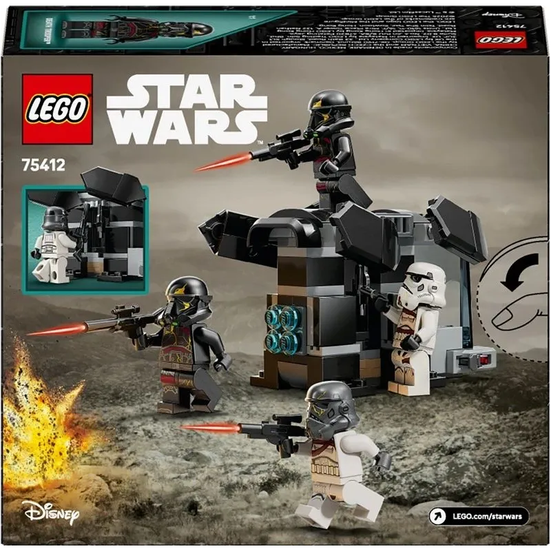 Конструктор LEGO Star Wars Боевой набор мертвого солдата и ночного солдата 75412, 119 шт.