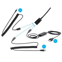 Sandberg 126-30 USB+RJ9-11 Headset Pro Stereo