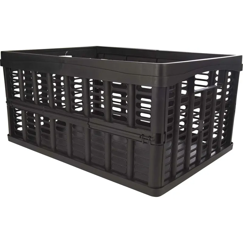 Uzglabāšanas kaste Plast Team, melna krās., 35 x 48 x 24 cm