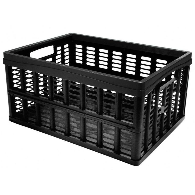 Saliekamā kaste, melna, 35 x 48 x 24 cm