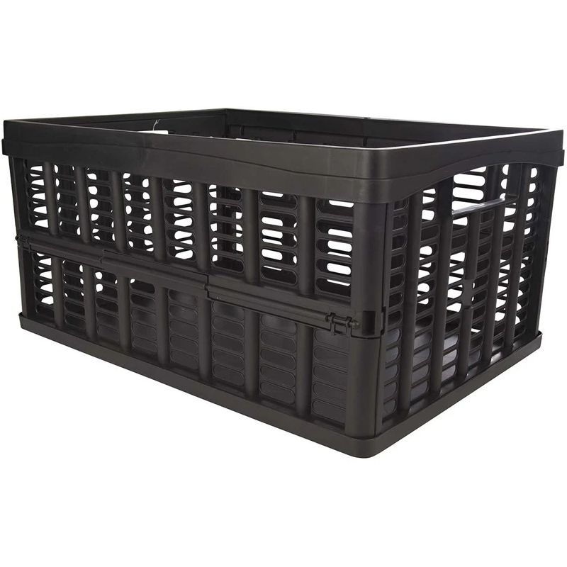 Saliekamā kaste, melna, 35 x 48 x 24 cm